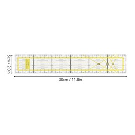 Sewing Ruler Tailor Transparent Ruler Quilting Ruler Acrylic Ruler Measure Ruler for Sewing Dressmaking Crafts Favors