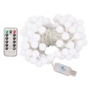 LED Ball String Lights USB Interface 8 Light Modes Warm