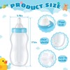 2-in-1 Blue Plastic Baby Bottle Bank - Jumbo Size, Perfect