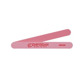 Empyrean Premium Nail Files | Made in USA | Fine 280/320 Extra Fine | Disinfectable Washable Reuseable | Pink Cushion File