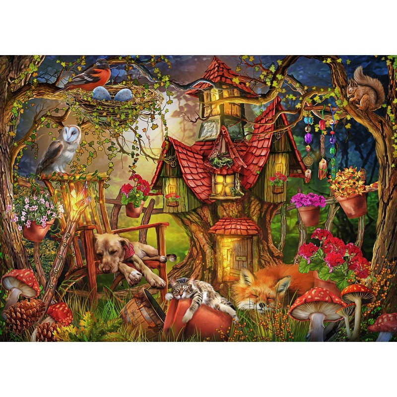 Sleepy Time Simple Sections™ Jigsaw Puzzle - 1000 Pieces -
