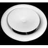 5" Round Air Vent Supply Grille with Sponge Gasket and