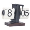 Digital Flip Dоwn Clock Retro Wooden Mechanical Flip Clock Desktop