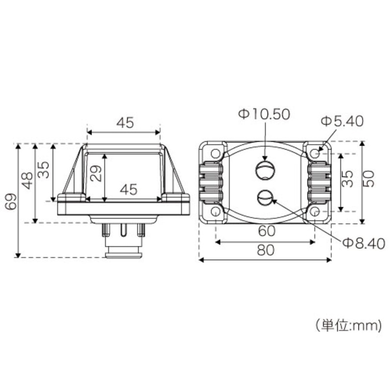 BMO Japan 20C0041 Combo Light Optional Parts LED Attachment N