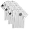 3 Pack Shirts for Men, Custom Shirts Unisex Fit Mens