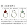 GAYM 10mm Itty Bitty Mod Sterling Silver Interchangeable Ring (8)