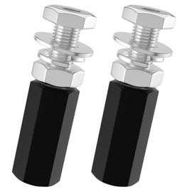 ATV Flag Pole Mount, Quick Release Flag Mount 1/4 Inch Fits All ATV UTV Motorcycle Dirt Bike Jeep, Quick Release Flag Pole Holder Black - 2 Pack