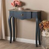 Baxton Studio Classic and Provincial Console Table in Blue Spruce