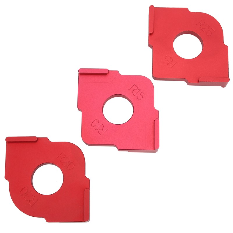 R Rounded Corner Template Router Woodworking Positioning Locator R5-R25 R10-R15