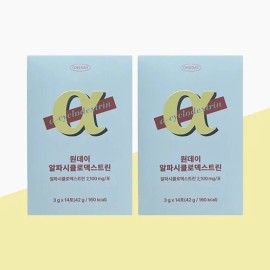 Days On Alpha CD One Day 3g x 14 packs x 2 boxes Pineapple flavor Alpha CD / 데이즈온 알파CD 원데이 3g x 14포 x 2박스 파인애플맛 알파시디