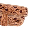 R. Watson Boots Men's Rhubarb Suede Underlay Natural Embossed Belt