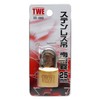 chiromyiformes TWE Stainless Steel Hanging Padlock 25 mm 4873100 