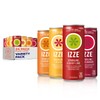 IZZE Sparkling Juice Beverage Blend, Sunset Variety Pack, Clementine, Peach,