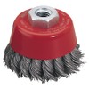 Draper 52631 Expert Twist Knot Wire Cup Brush, 60mm x