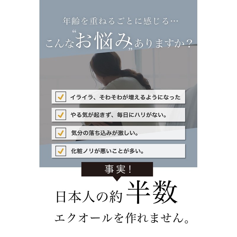 キレイデラボ キレイデエクオール サプリメント1袋60粒入×2袋 エクオール サプリ サプリメント 10mg配合 大豆イソフラボン イソフラボン 国産