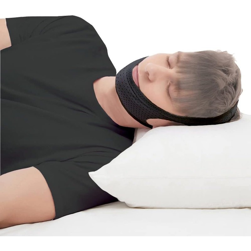 Yootar Chin Strap for Cpap Users, 2 Pack Black &