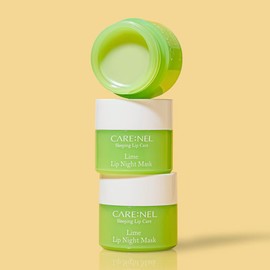Carenel 까레넬 라임 립 나이트 마스크 5gx3개/입술각질 제거 보습 립밤 Carenel Lime Lip Night Mask 5gx3pcs / Lip Exfoliating Moisturizing Lip Balm