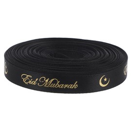 LABRIMP Ramadan Festival Decoration Ribbon Mesh Wide Thick Wreath Making Supplies