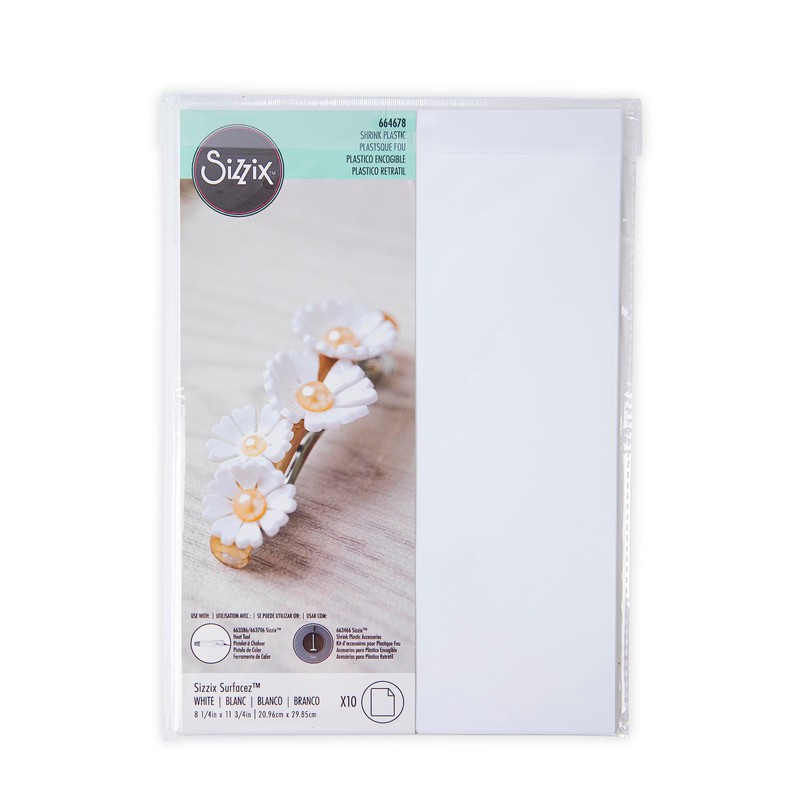 Surfacez Shrink Plastic 10PK (A4 White)