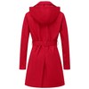 CREATMO US Womens Trench Coat Petite Waterproof Dress Coat With
