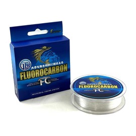 LUNYANG Clear 100% Fluorocarbon Fishing Line 0.21MM 6LB 100yd-Not Coated/Abrasion Resistance/High Visibility/No Water Absorption/Difficult for Fish to detect
