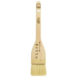 Endo Shoji (Endo Shoji) Professional Painting Brush, Commercial Use, White Wooden Handle Brush (Goat Hair), 45mm, Cypress, Goat Hair, Cypress Made in Japan, Goat Hair Made in China, WHK01045