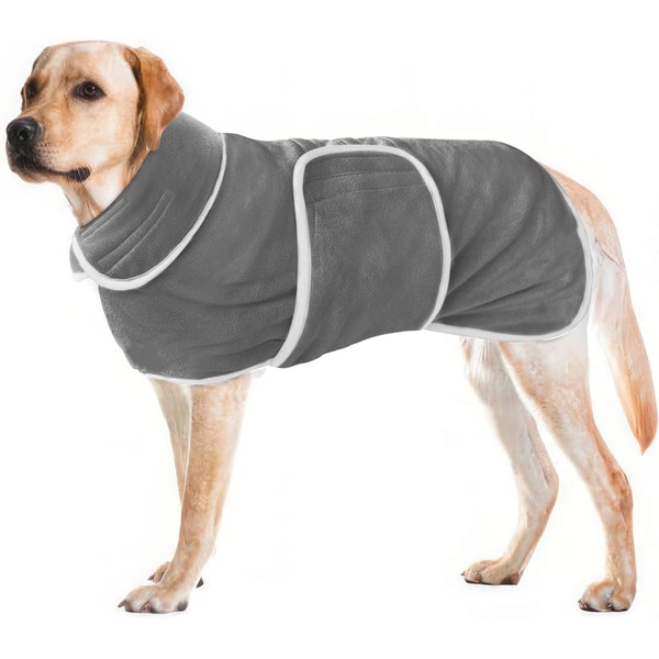 Dog Bathrobe Towel, Microfiber Dog Bathrobe Drysuit, 400G Upgrade Super