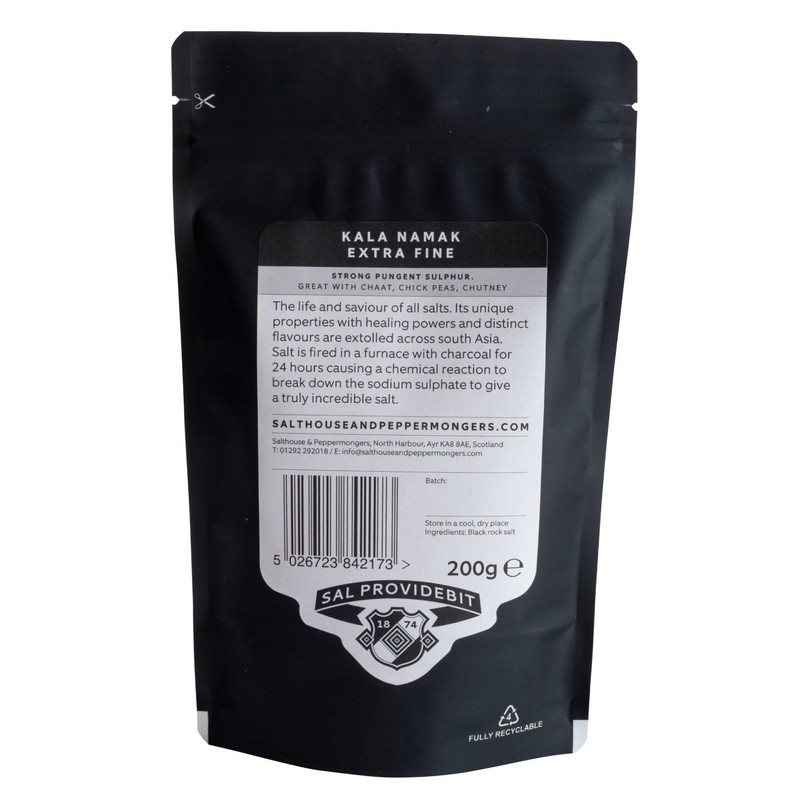Kala Namak Rock Salt Gourmet Himalayan Black Salt Extra Fine
