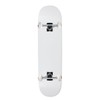 Moose Complete Skateboard Dipped White 8.0" Silver/White Assembled