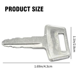 Zreneyfex 10Pcs Ignition Keys A5160 Replacement for Mitsubishi Replacement for Caterpillar Forklift Heavy Equipment Key Set 91A07-01910