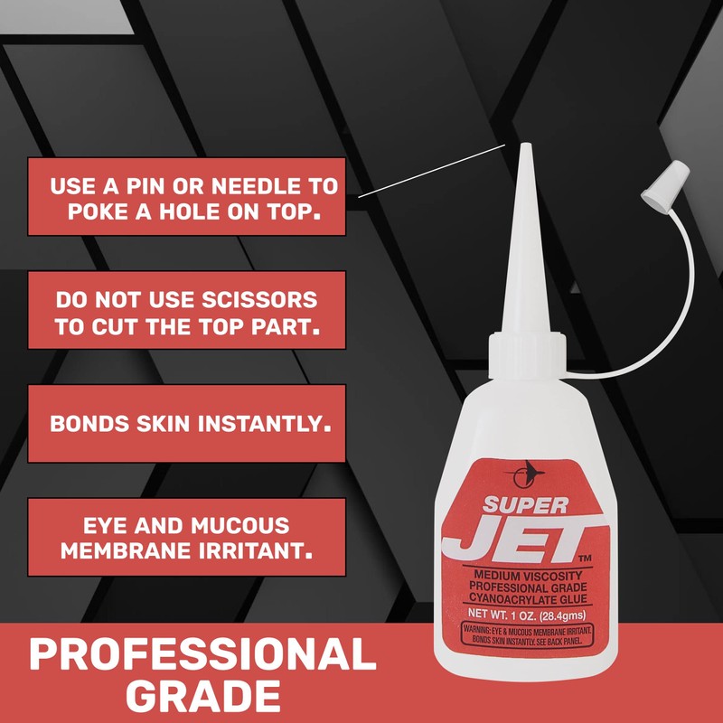 Jet Glue Super Jet - Medium Thickness Industrial Strength CA