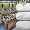 SUITOSELFY Aztec Cow Print RV Seat Covers Dinette Booth Cushions