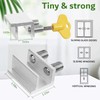 Window Locks, 6 Sets Window Locks Security with Key, Adjustable