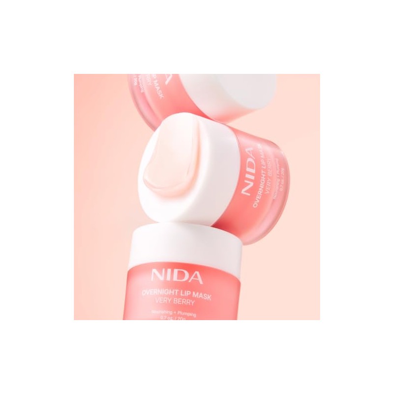 NIDA Overnight Lip Mask - Very Berry | Intense Hydration