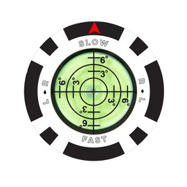 Links Golf Green Caddie - Golf Ball Marker with High Precision Green Reading Aid Golf Accessories for Men Women