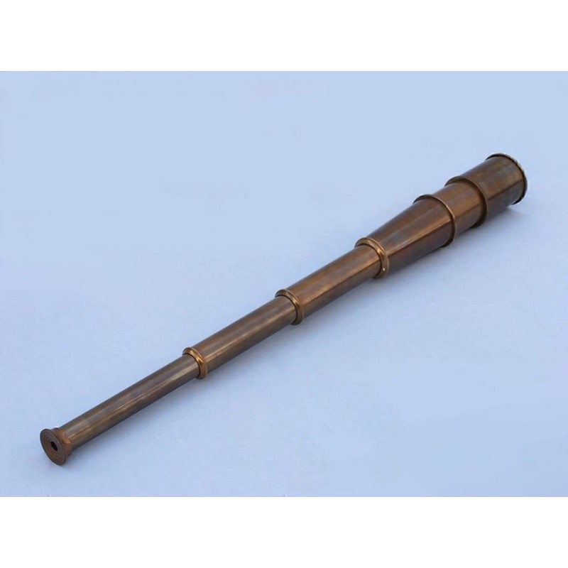 Handcrafted Model Ships Deluxe Class Antique Brass Admiral's Spyglass Telescope
