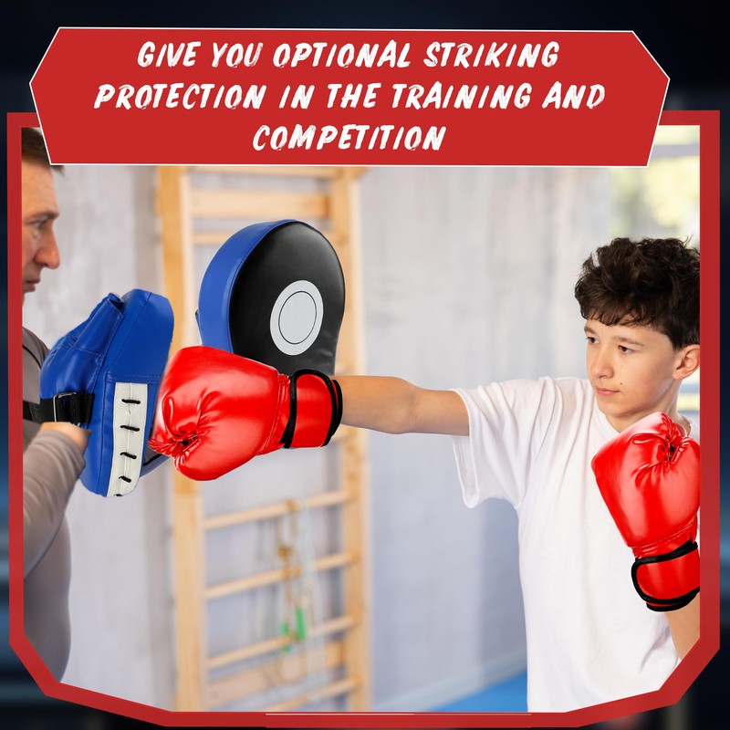 2 Pairs Boxing Mitts Boxing Curved Focus Punching Mitts Kickboxing