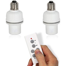 Set of 2 x E27 RC Dimmer Switch - 30 m-CE-RoHS