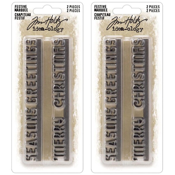 Tim Holtz Idea-Ology 2023 Christmas Holiday Festive Marquee - Bundle