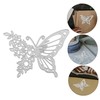 Hohopeti Butterfly Metal Cutting Dies Sturdy Carbon Steel Stencils for