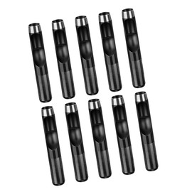 TEHAUX Belt Hole Punch Leather Hole Chisel Set 10pcs Non-Slip Handle Smooth Incisions Quality Punches