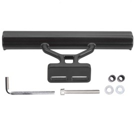 Keenso Bike Handlebar Extension, Bicycle Handlebar Extender Aluminum Alloy Bracket for Clamp Speedometer Headlight Light Lamp GPS Phone Mount Holder with Hex Wrench(black)