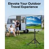 FORGING MOUNT Tripod Portable Floor TV Stand,Foldable Stand Height Adjustable