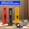 GEEBONFLUGENS Red Emergency Car Flashlight - 2000 Lumen Dual Light