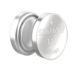 KaPonsec 321 SR616SW 1.5V Silver Oxide Watch Battery (10-Pack)