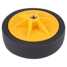 CYTGOUPER 6inch/15cm Buffing Sponge Pads, Wheel Polishing Waxing Pad Kit, Absorbent Pads Kit for Car Buffer Polisher (Black)