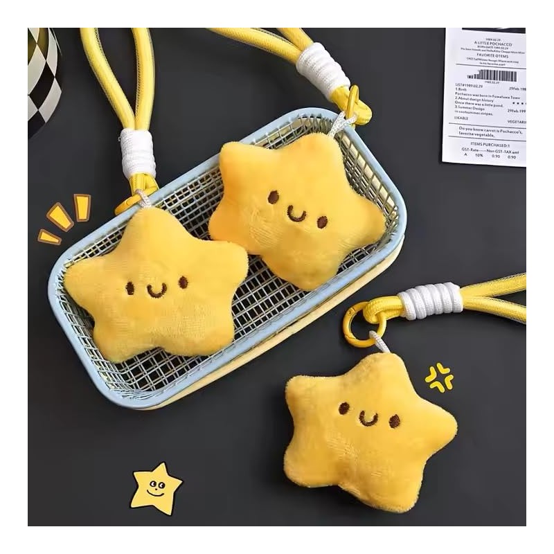 Amily Stuffed Toy Keychain, Plush, Fluffy, Cute, Bag Charm, Strap,