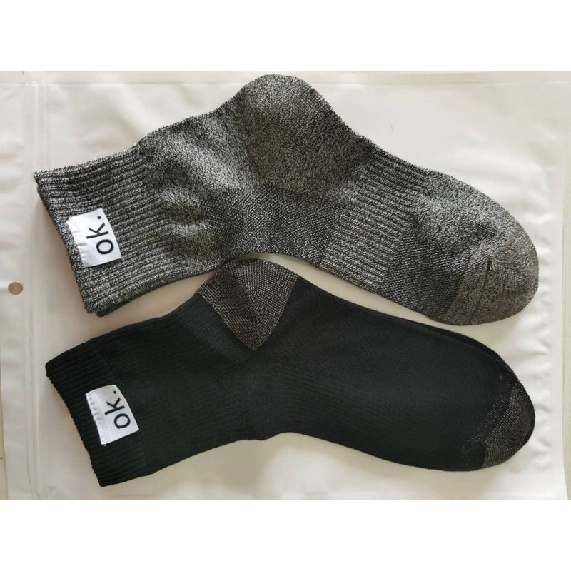 Ok. Grounding Socks Grey L - Faraday Earthing Silver Conductive