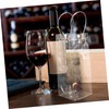 LIFKOME 5 Pcs Portable Ice Wine Bags Reusable PVC Beverage
