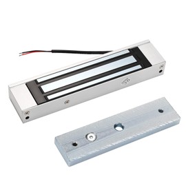 Electric Magnetic Lock 180KG 350LBS Holding Force Electromagnet Lock 12V Fail Safe NC Mode Single Door for Access Control System
